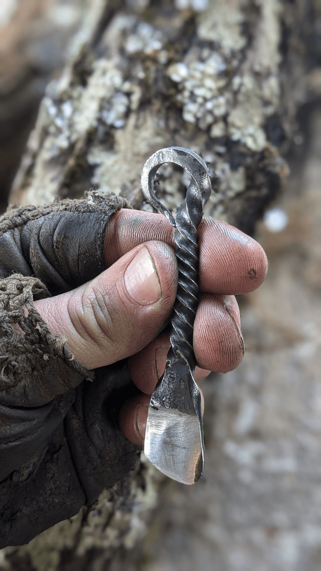 Porte clef forgé