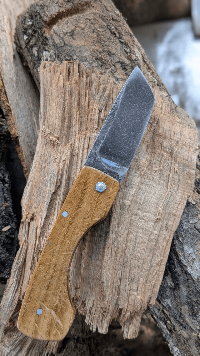 Réalisation d'un couteau pliant en Duo