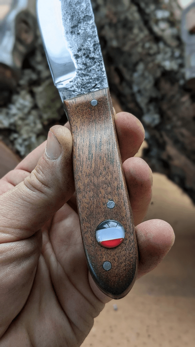 Couteau fixe en Noyer