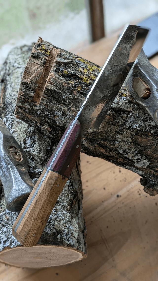 Couteau fixe de style japonais