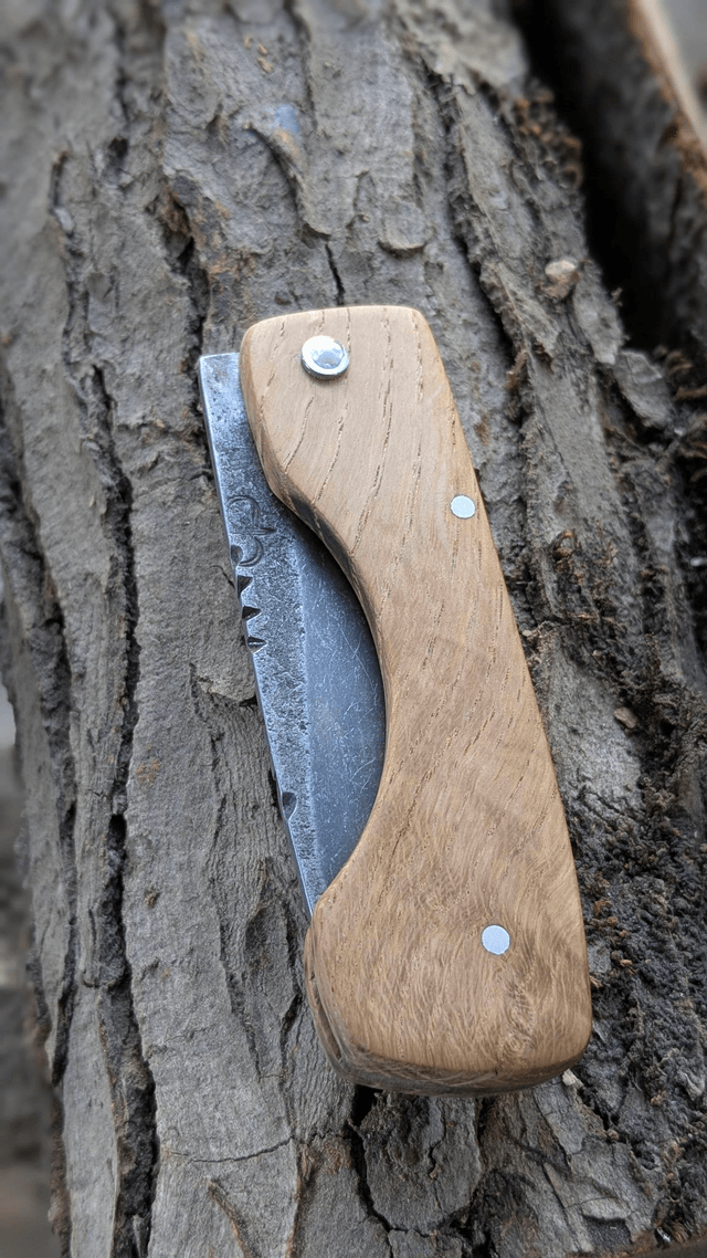 Réalisation d'un couteau pliant en Duo