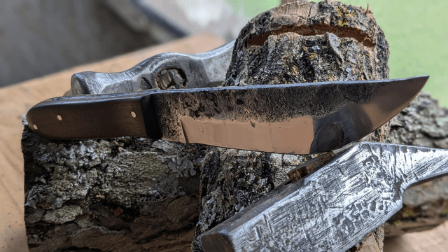 Couteau fixe en Noyer