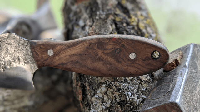 Couteau fixe sans pointe
