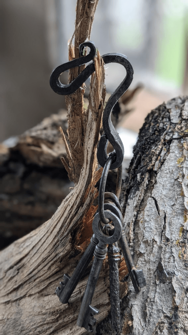 Porte clef forgé