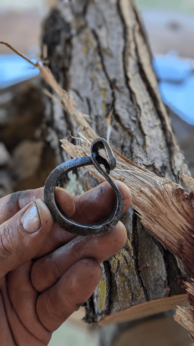 Porte clef forgé