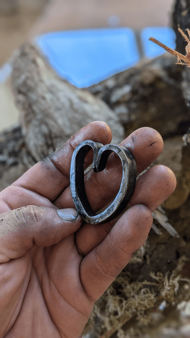 Porte clef forgé